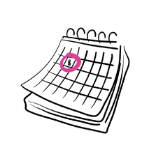 Check once a month around the same time every month in order to notice any changes