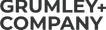 Grumley + Company logo in bold uppercase black font, with "GRUMLEY" on the top line and "+ COMPANY" below