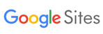 Google Sites logo with "Google" in its signature blue, red, yellow, and green letters, followed by "Sites" in gray