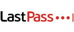LastPass logo with "Last" in black and "Pass" in red, followed by three red dots and a vertical red line