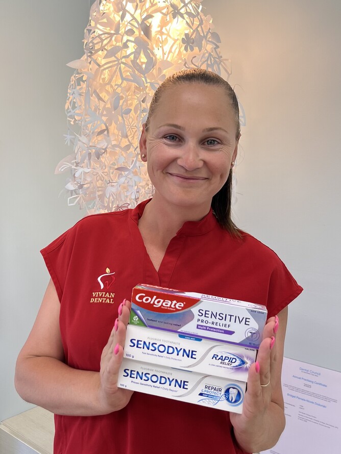 Examples of Desensitising Toothpastes