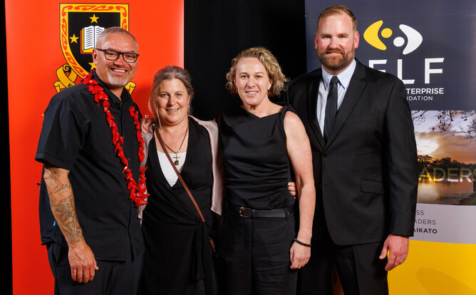 Willie Cuthers, Shelley Begbie, Andrea McBeth and Scott McKenzie