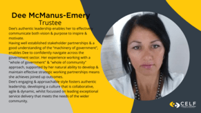 CELF Board Profile - Dee McManus-Emery