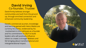 CELF Board Profile - David Irving