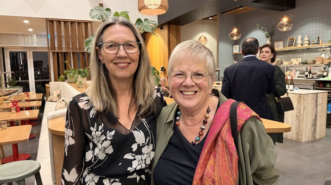 Tania Witheford – CELF CEO & Helen Barrett – CELF - Photograph credit: Natalie Jessup