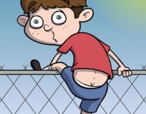 Escaping children or those left behind...