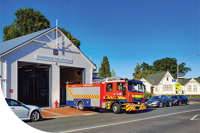 Station 44 Cambridge's volunteer fire brigade