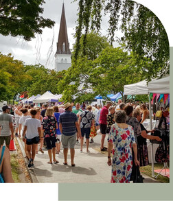 The annual Craft Fair in Cambridge