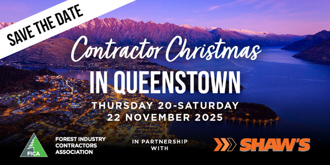 Save the date - Contractor Christmas in Queenstown - Thursday 20 - Saturday 22 November 2025