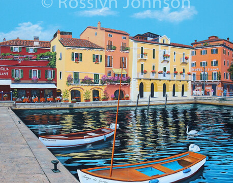 Malcesine Harbour - Lake Garda, SOLD