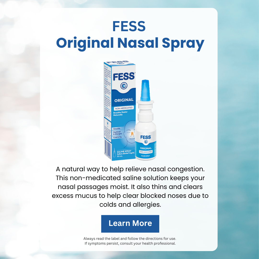 Breathe Easy with Fess Original Nasal Spray | Vivian Pharmacy