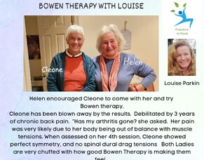 Retired nurses try Bowen Therapy