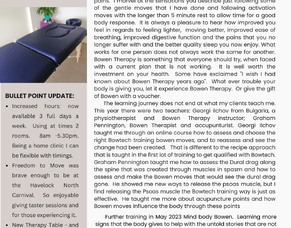 Bowen Therapy Havelock North