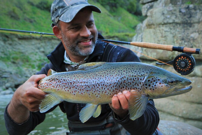 North Island Fly Fishing Guide Rob Vaz