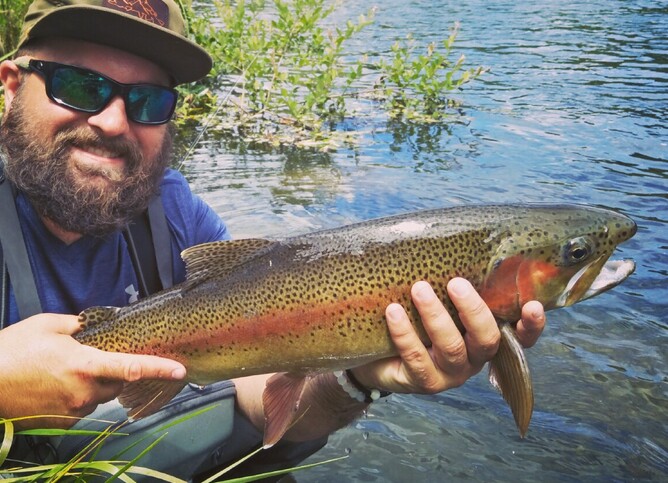 Travelling "Good Will Fishing" grins with this North Island beauty.   Nice one Will!