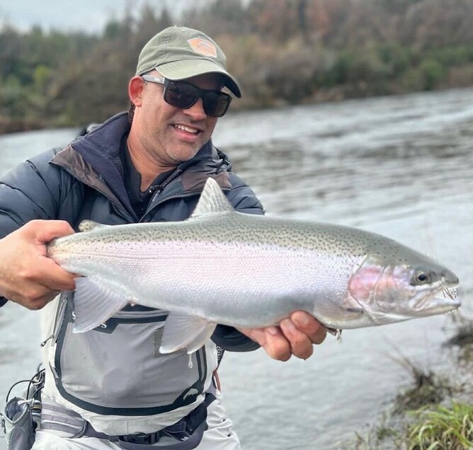 Big New Zealand Trout Rob Vaz