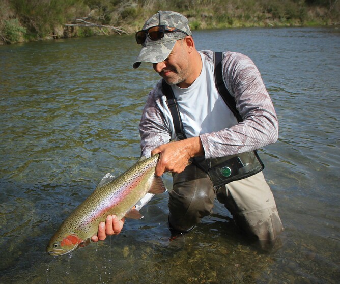 North island fishing New Zealand guide Rob Vaz