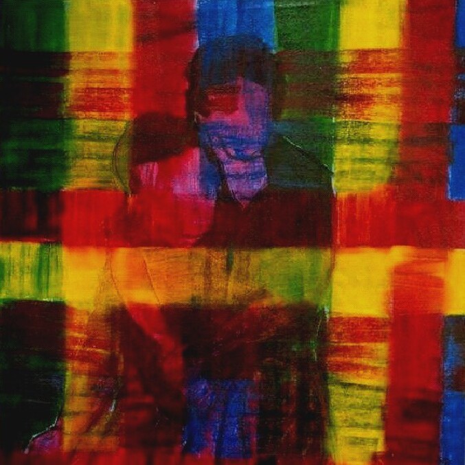 Image of painting by New Zealand artist, Dianne D Baker. Acrylic and oil painter. The Blanket.