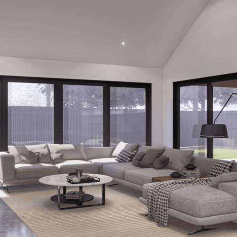 Inside house high ceiling