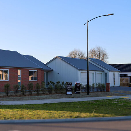 Exterior new build home