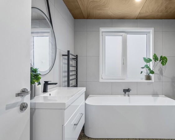 Sustainable rural house design - bathroom