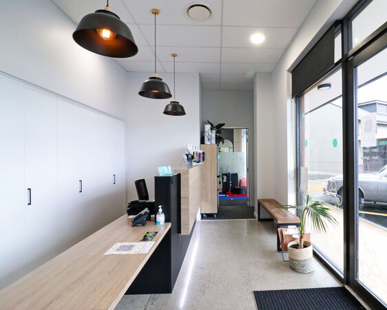 Commercial Renovation and extension - reception area