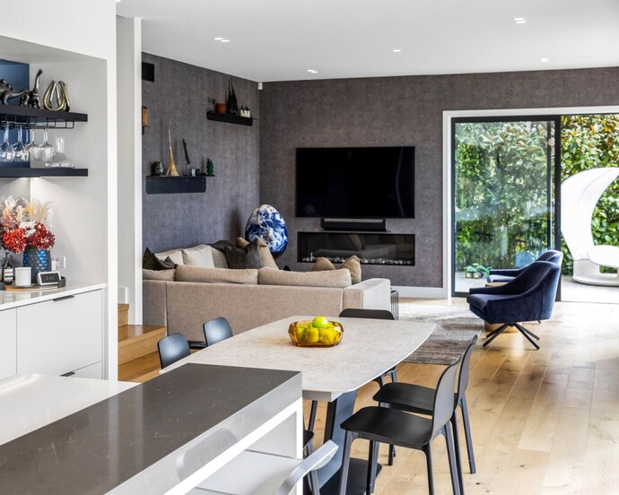 Auckland Architectural House Design family room