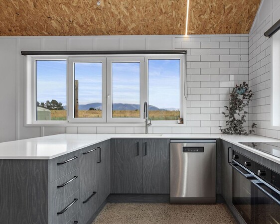 Sustainable rural house design - Kitchen, SIPs panel