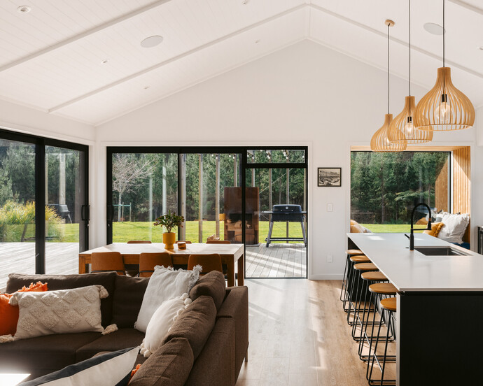 scissor truss high pitch ceiling