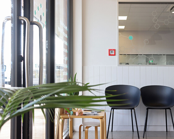 Commercial Renovation and extension - reception area