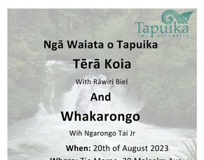 Waiata Wananga - Tēra Kōia