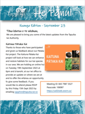 September 2023 Pānui - Koanga Edition