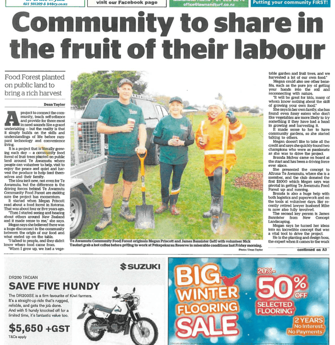 Te Awamutu Community Food Forest