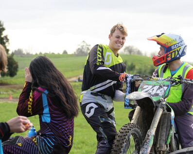 Lads and bikes