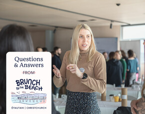 Managing your mindset as a designer - Q&amp;A from Brunch by the Beach Christchurch