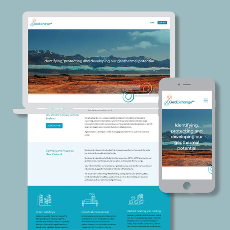 Xeotérmica Galega responsive website