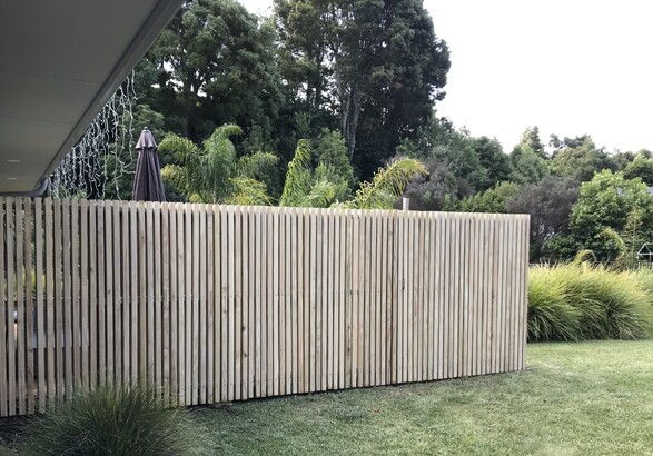 timber fence