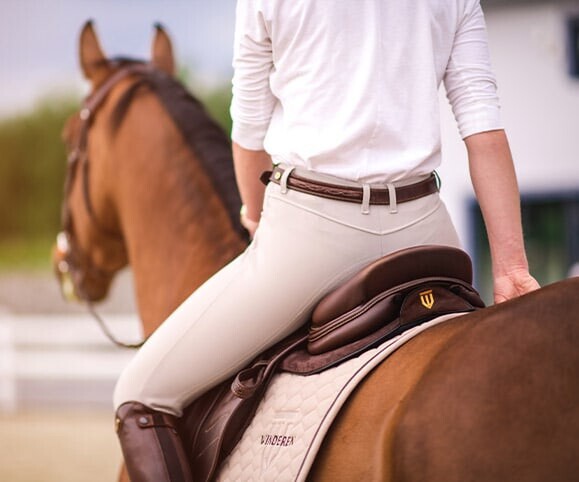 the more comfortable the horse feels under the saddle the more enjoyable riding will get.
