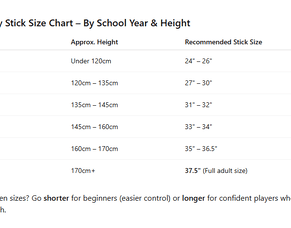 What Size Hockey Stick Should My Kid Use? A Simple Guide for Kiwi Parents