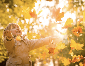 &quot;Kids Looking At Leaves&quot;