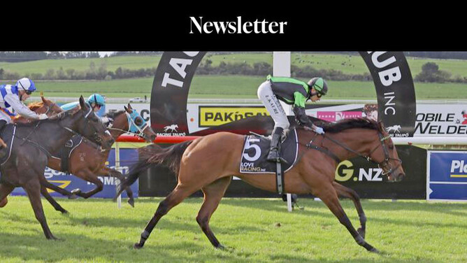 Pacheco winning Poverty Bay Turf Cup - Photo credit: Peter Rubery (Race Images)