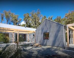 Iveagh Bay Bach, Lake Brunner – under construction