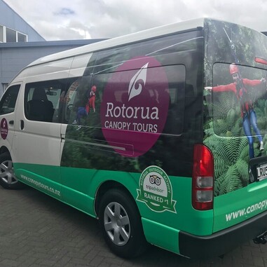 vehicle graphic signage by JK Signs in Rotorua