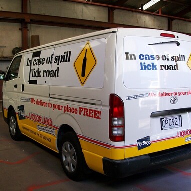 vehicle graphic signage by JK Signs in Rotorua
