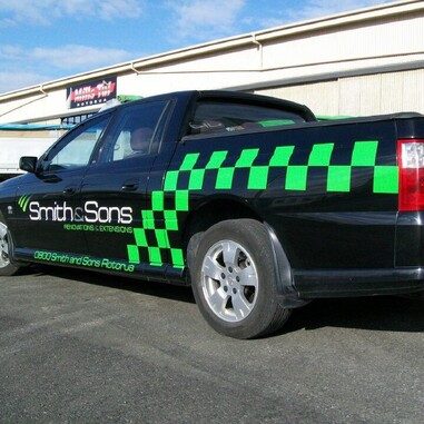 vehicle graphic signage by JK Signs in Rotorua