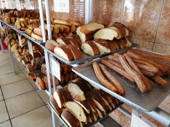 baked goods in Oaxaca City, Mexico. Wheat flour has now been fully integrated into the diet all over Mexico