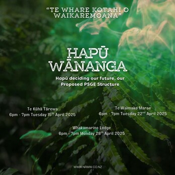 Hapū Wānanga April 2025