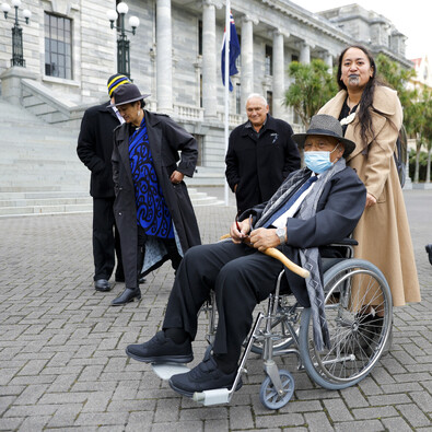 Image of Ngāti Ruapani members at AIP