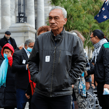 Image of Ngāti Ruapani members at AIP