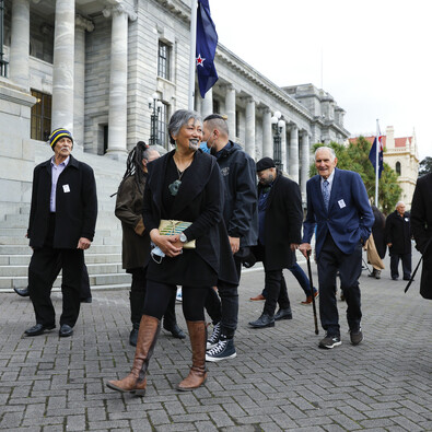 Image of Ngāti Ruapani members at AIP